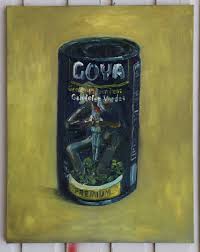 Old age, monsters, witches … Goya S Saturn Devouring His Sun On A Can Of Beans Painting By John Kilduff Saatchi Art