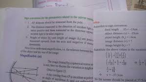 The main difference between a convex and concave mirror lies in the image formed by the two mirrors, i.e. What Is The Sign Conventions For Concave Mirror And Concave Lens And Convex Mirror And Convex Lens Brainly In