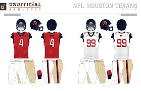 The uniforms of the houston texans. Unofficial Athletic Houston Texans Rebrand