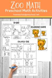 6 best of printable menu worksheets free printable from free menu math worksheets, image source: Free Printable Zoo Math Worksheets For Preschoolers