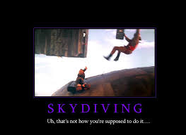 Funny Skydiving Quotes Quotesgram