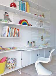 Angled bottom shelf keeps items secure and two shelves provide just the right storage space for bedroom, playroom, or any room in the house. Pin On Kids Rooms