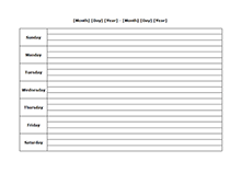 Or use our monthly, weekly, or daily calendar template. Free Weekly Blank Calendar Template Printable Blank Yearly Calendars