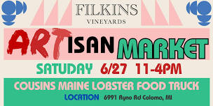 Filkins Vineyards Summer Artisan Market - Cousins Maine Lobster