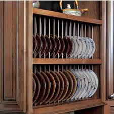 Plate racks add aesthetics and function to a kitchen. Plate Rack Cabinet Accessories Diy Kitchen Storage Plate Display