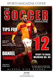 Soccer Sports Photography Magazine Cover Templates Sports Magazine Covers Sports Magazine Magazine Cover Template