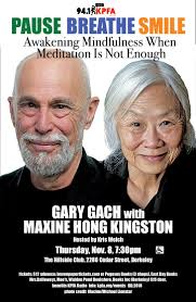 Gary Gach and Maxine Hong Kingston in Berkeley