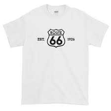 Classic 66 T Shirt Mens Driving Route 66