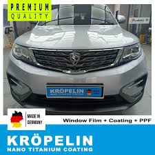 Choose tinting with good specs that will reject most heat. Wts Kropelin German Ceramic Car Tinted Film