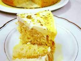 كيكة الحليب بالزعفران بالصور من فنون الطبخ recipe food desserts cooking