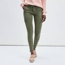 Si vous découvrez un problème lié à la traduction,vos suggestions sont les. Pantalon Skinny Creeks Femme Vert Kaki La Halle