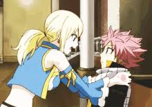 Gif abyss anime fairy tail. Natsu And Lucy Gifs Tenor
