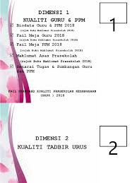 .prasekolah kebangsaan (skpk) 1 instrumen standard kualiti prasekolah kebangsaan profil prasekolah kod sekolah / no. Divider Skpk 2018 Tabbed Labell