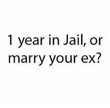 Visit the county clerk's office with your marriage officiant. 1 Year In Jail Or Marry Your Ex Jail Meme On Me Me