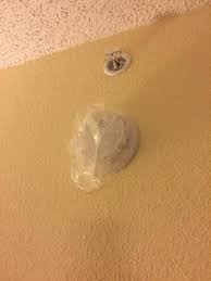 Every electrical or system alarm smoke usually comes with a chamber if a hotel employee actually witnessed you smoking, that would make 100%. Shower Cover Over Smoke Detector Picture Of Holiday Inn Express Hotel Suites Spring Hill Spring Hill Tripadvisor