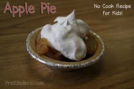 No Cook Apple Pie For Kids To Make Preschool Cooking Cooking Cooking In The Classroom