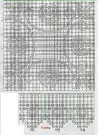 Schemi Per Il Filet Copriletto A Strisce Con Pizzo Di Rifinitura Paperblog Schema Copriletto All Uncinetto Uncinetto Modano Copriletto All Uncinetto