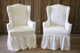 896 white wingback chairs products are offered for sale by suppliers on alibaba.com, of which dining chairs accounts for 4%, living room chairs accounts for 3%, and plastic. Pair Of Modern White Linen Slip Covered Wingback Chairs With Ruffle Skirt At 1stdibs
