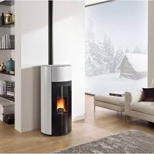 Poele A Granules Extraflame Doroty Blanc 9 Kw Leroy Merlin