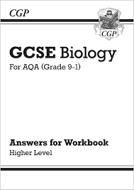 Grade 9 1 Gcse Biology Aqa Answers For Workbook Higher Cgp Books
