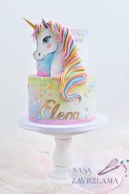 Unicorn Cake By Nasa Mala Zavrzlama Unicorn Birthday Cake Cake Birthday Party Cake