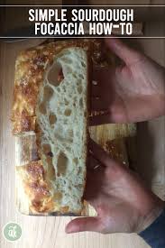 Simple Sourdough Focaccia Bread Recipe Alexandra S Kitchen Video Recipe Video Artisan Bread Recipes Sourdough Starter Discard Recipe Bread
