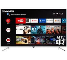 Skyworth 50 Class Q20200 Series 4k Hdr Androidsmart Tv Qvc Com In 2020 Smart Tv Smart Televisions Led Tv