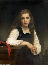 The Fair Spinner William Adolphe Bouguereau History Painting Global Gallery