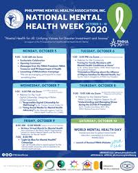 The overarching theme for cybersecurity awareness month 2020 is do your part. List World Mental Health Day Events Activities In The Philippines