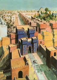 Walter Anger Babylon Looking For Ishtar Gate Including The Processional Way 1927 Watercolor Ancient Babylon Babylon City Babylon