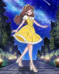 夜空に輝く一番星 きらら かわいい図面 アニメの女の子 プリキュア