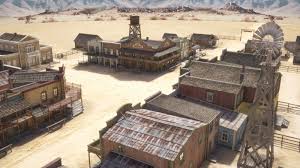 Western Town 3d Model Cgstudio Western Town Old West Town Wild West