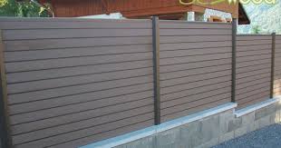 Cloture Composite Effet Bois Marron Boreale Plus Ocewood 1 Cloture Bois Cloture Composite Bois