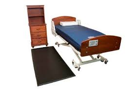 Made of high density foam to absorb impact from bed falls. Fall Mats Global Medical Foam