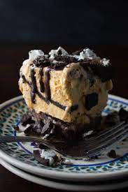 No Bake Pumpkin Oreo Ice Cream Dessert My Mom Taught Me To Play With My Food Recipe Desserts Oreo Ice Cream Baked Pumpkin