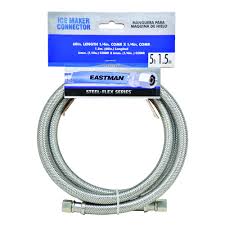 Buy hoses and tubes to repair your ice maker at partselect. 5 Braided Stainless Steel Icemaker Connector 1 4 Comp X 1 4 Comp Supply Smart
