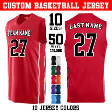 Custom 2 Color Basketball Jerseys In Adult And Youth Sizes 10 Etsy