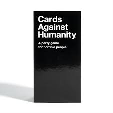 Cards against humanity is a party game for horrible people released in may 2011, where players fill in the blanks on a black card with one or more of their white cards. Cards Against Humanity A Party Game For Horrible People Walmart Com Walmart Com