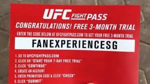 Leave it to the world's authority in mma to bring you the ultimate 24/7 platform for more combat sports, ufc fight pass! Free 3 Month Ufc Fight Pass Trial Mma