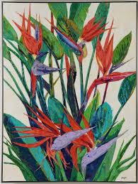 Bird Of Paradise Canvas Wall Art Betty Bird Of Paradise Canvas Wall Art Art Canvas Wall Art Art Painting
