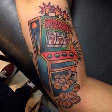 Casino Machine Tattoo Lucky Tattoo Casino Machines Poker Machine