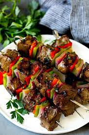 Beef Shish Kabobs Recipe Beef Kabobs Grilling Beef Steak Dinner Dinneratthezoo Peppers Shishkabobs Recipe Shish Kabobs Kabob Recipes