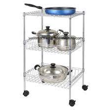 Maybe you would like to learn more about one of these? Factory Direct Price Chrome Metal Wire Basket Shelf Kitchen Utensil Rack With Wheels China Kitchen Utensil Rack And Kitchen Utensil Shelf Price Made In China Com