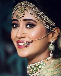 Indian TV Actress Shivani Joshi Look Stunning In A Bridal Lehenga