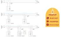 نقشه سیم کشی برق هوشمند ساختمان - کافه آموزشگاه