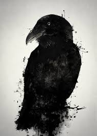 #crow #raven #print #ink print #stamp print #art. The Raven Art Print By Nicklas Gustafsson