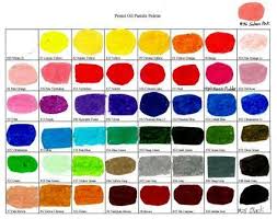 Palette Of Pentel Oil Pastel Colors Oil Pastel Colours