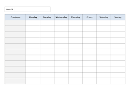 Blank Weekly Work Schedule Template Cleaning Schedule Templates Timetable Template Daily Schedule Template
