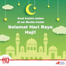 It is a day off for the general population, and schools and most businesses are closed. Selamat Hari Raya Haji To Our Great Eastern Malaysia Facebook