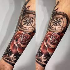 Comunemente noto come la rosa della bussola, la rosa dei venti e la rosa del vento. Tattoo Rosa Dei Venti Significato Idee Foto Parti Del Corpo Dove Farlo
